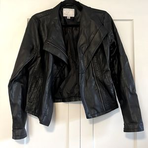 Target faux leather jacket